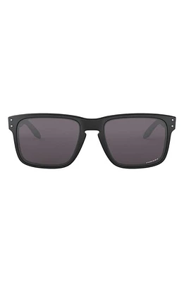 Oakley Holbrook 59mm Keyhole Sunglasses in Black/Prizm Grey at Nordstrom