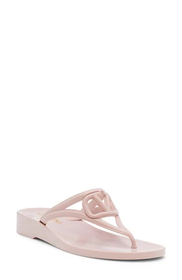 Valentino Garavani VLOGO Jelly Wedge Flip Flop at Nordstrom,