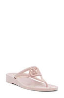 Valentino Garavani VLOGO Jelly Wedge Flip Flop at Nordstrom,