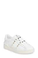 Valentino Garavani Rockstud Sneaker White Leather at Nordstrom,