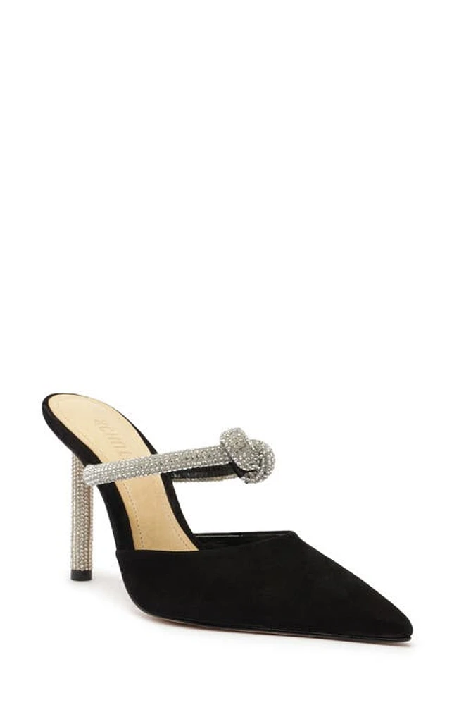 Schutz Pearl Pointed Toe Pump Black at Nordstrom,