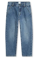 BOSS Kidswear Kids' Tapered Fit Nonstretch Denim Jeans Double Stone at Nordstrom, Y