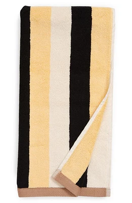 HAY Trio Stripe Cotton Bath Mat in Yellow at Nordstrom