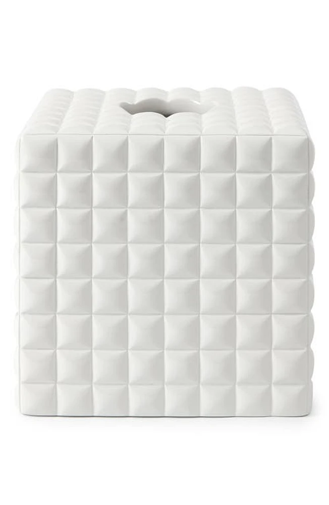 Kassatex Piazza Tissue Holder in White at Nordstrom