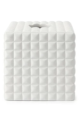 Kassatex Piazza Tissue Holder in White at Nordstrom