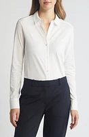 Theory Riduro Organic Cotton Button-Up Shirt at Nordstrom,