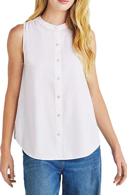 Splendid Warren Sleeveless Stretch Cotton Button-Up Shirt at Nordstrom,