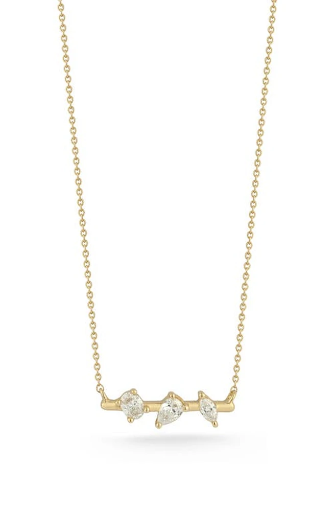 Dana Rebecca Designs Alexa Jordyn Diamond Pendant Necklace in Yellow Gold at Nordstrom, Size 18