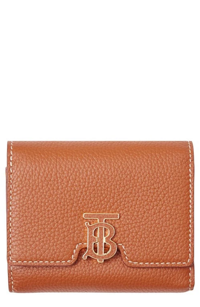 burberry TB COMPACT WALLET in Warm Russet Brown at Nordstrom