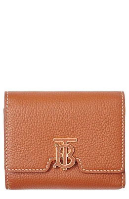 burberry TB COMPACT WALLET in Warm Russet Brown at Nordstrom