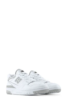 New Balance 550 Basketball Sneaker White/Raincloud at