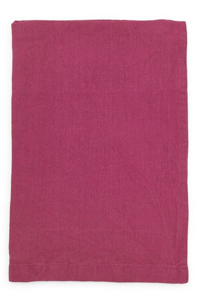 Tekla Linen Glass Towel in Claret at Nordstrom