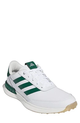 adidas Golf S2G Spikeless Shoe White/Collegiate Green/Gum at Nordstrom,