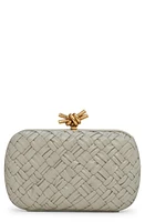 Bottega Veneta Knot Intreccio Leather Minaudière in 1557 Agate Grey-Muse Br at Nordstrom