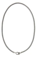 Good Art Hlywd Men's Sapphire Rosette AA Curb Chain Necklace in Sterling Sliver at Nordstrom