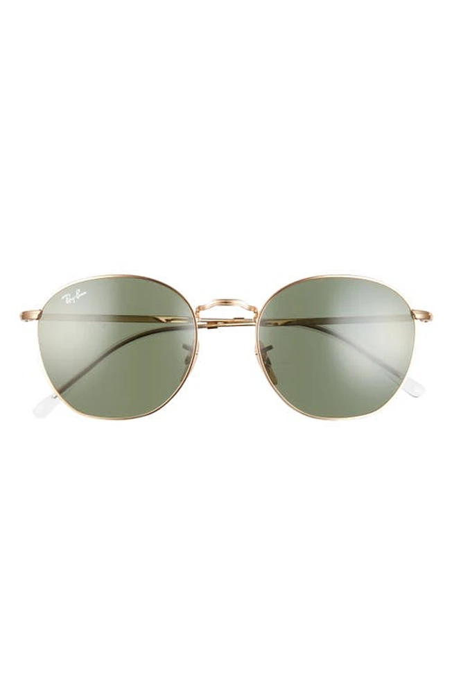 Ray-Ban 54mm Round Sunglasses in Arista /Green at Nordstrom