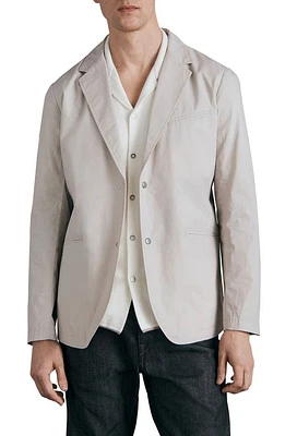 rag & bone 365 Paper Cotton Blazer Light Grey at Nordstrom,