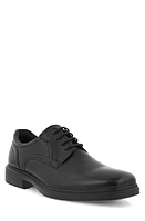 ECCO Helsinki 2.0 Plain Toe Leather Derby Black at Nordstrom,