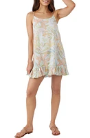 O'Neill Hollis Floral Mini Slipdress in Skylight at Nordstrom, Size Small