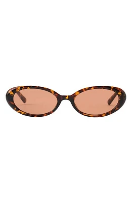 Fifth & Ninth Taya 53mm Polarized Oval Sunglasses in Torte/Brown at Nordstrom