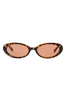 Fifth & Ninth Taya 53mm Polarized Oval Sunglasses in Torte/Brown at Nordstrom