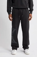 Renowned Lucid Arch Logo Cotton Graphic Sweatpants Washed Black at Nordstrom,