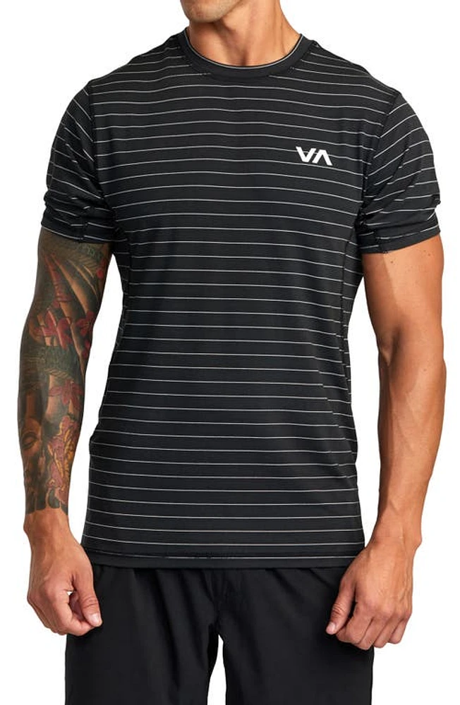 RVCA Sport Vent Stripe Performance Graphic T-Shirt at Nordstrom,