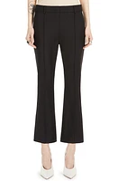 SPORTMAX Pintuck Cotton Blend Pants Black at Nordstrom,