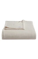 Calvin Klein Honeycomb Cotton Blanket in Beige/Tan at Nordstrom