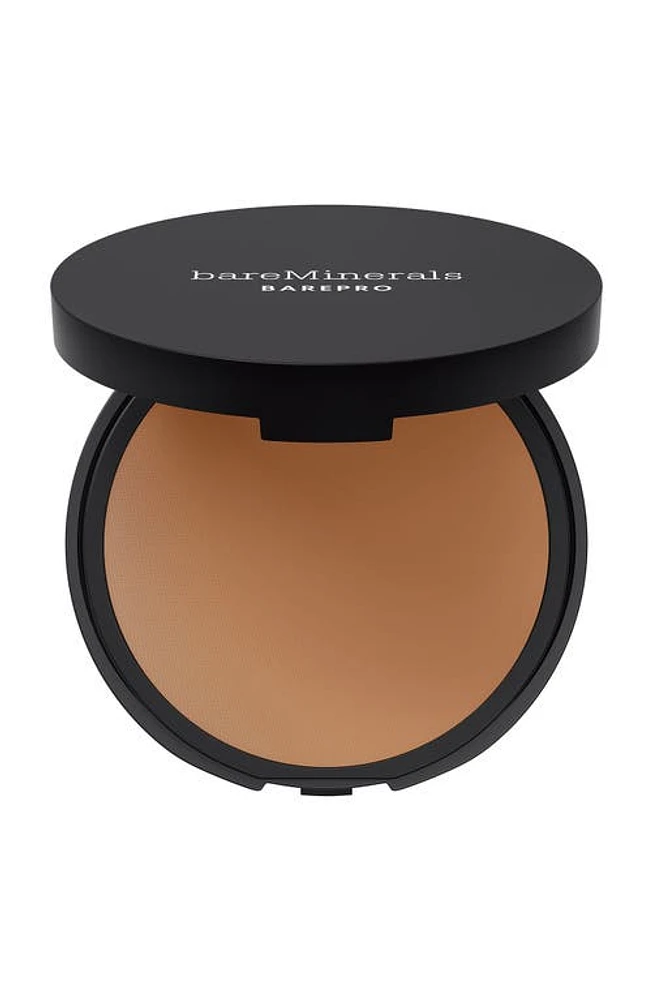 bareMinerals barePro Skin Perfecting Pressed Powder Foundation in Deep Warm at Nordstrom