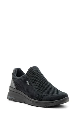 ara Nassau Waterproof Slip-On Sneaker Black at Nordstrom,