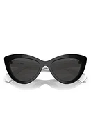 Miu Miu 54mm Cat Eye Sunglasses in Black at Nordstrom