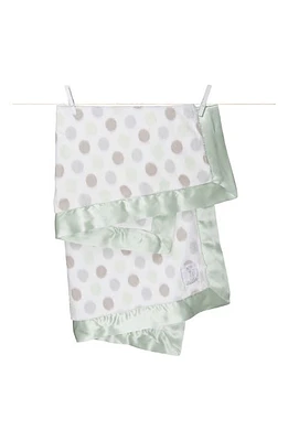 Little Giraffe Luxe Dot Blanket in Celadon at Nordstrom