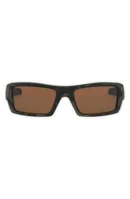 Oakley Gascan 60mm Prizm Polarized Rectangle Sunglasses in Matte Olive Camo Tungsten at Nordstrom