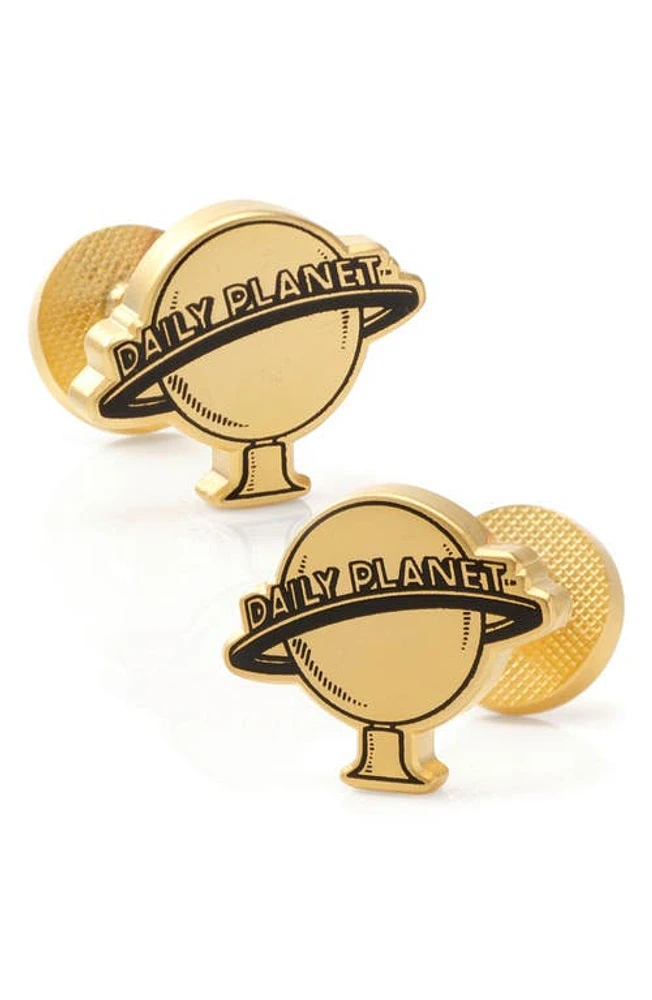 Cufflinks, Inc. Daily Planet Cuff Links in Gold at Nordstrom