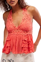 Free People Adella Lace Halter Top at Nordstrom,