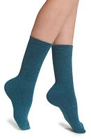 American Trench Supermerino Wool Blend Crew Socks in Deep Teal at Nordstrom