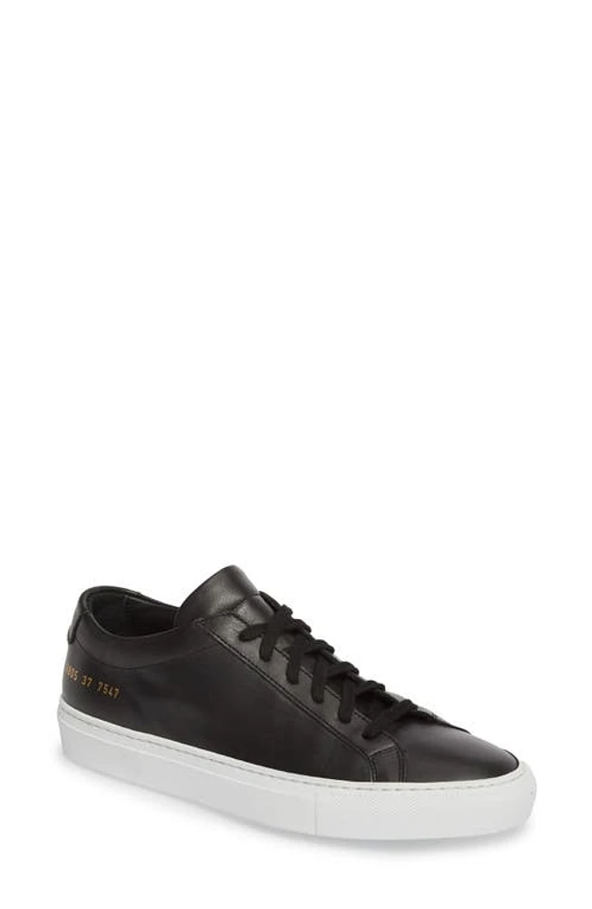 Common Projects Original Achilles Low Sneaker Black at Nordstrom,