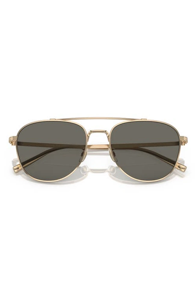 Oliver Peoples Rivetti 55mm Pilot Sunglasses in Gold at Nordstrom