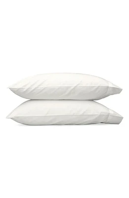 Matouk Nocturne 600 Thread Count Set of 2 Pillowcases in Bone at Nordstrom