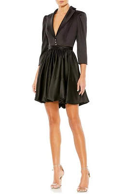 Ieena for Mac Duggal Blazer Cocktail Dress Black at Nordstrom,