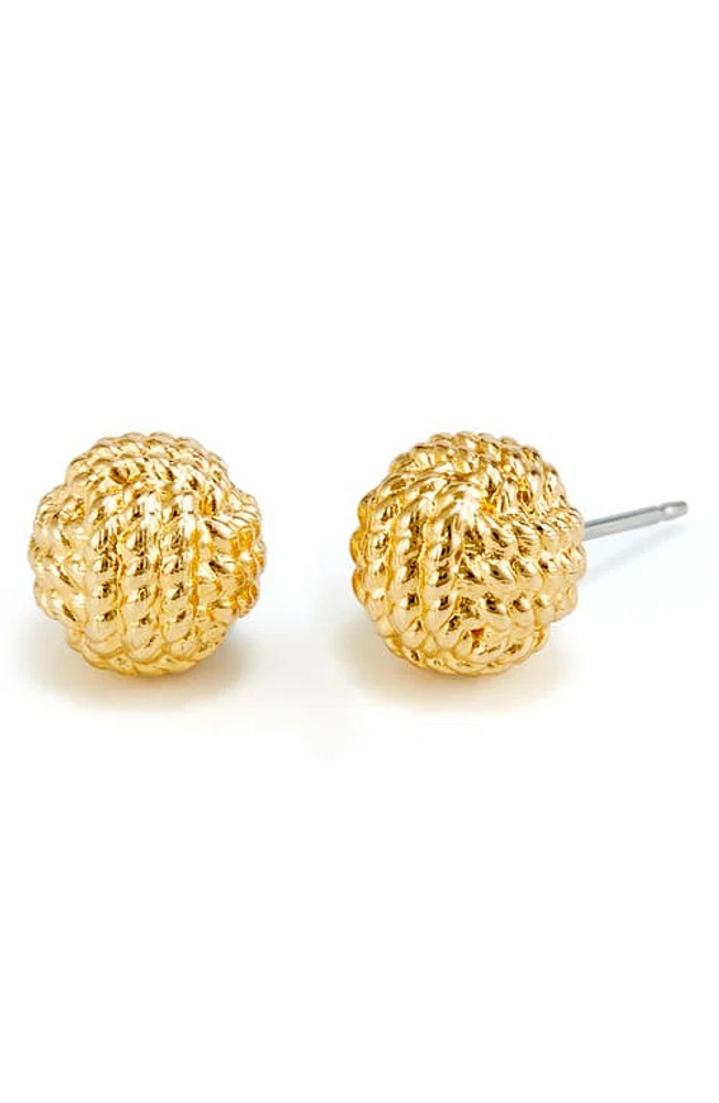 Brook and York Parker Knot Stud Earrings in Gold at Nordstrom