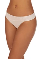 DKNY Logo Stretch Thong at Nordstrom,