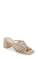 Pedro Garcia Utedal Slide Sandal White Gold Nappa at Nordstrom,