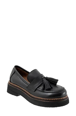 Bueno Gillian Tassel Platform Loafer Black at Nordstrom,