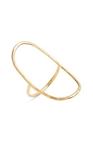 ki-ele Bethany Open Oval Ring in Gold at Nordstrom, Size 6