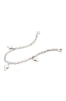 Speidel Enameled Cross Sterling Silver Charm Bracelet in None at Nordstrom