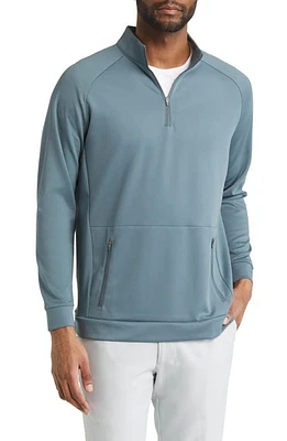 Mizzen+Main Versa Quarter Zip Performance Golf Pullover Stormy Weather Heather at Nordstrom,