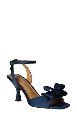 J. Reneé Nishia Ankle Strap Sandal Navy at Nordstrom,