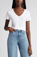 Nordstrom Everyday V-Neck Pima Cotton Blend T-Shirt at Nordstrom